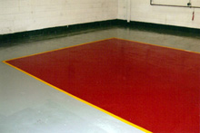 Finished Epoxy coated flor